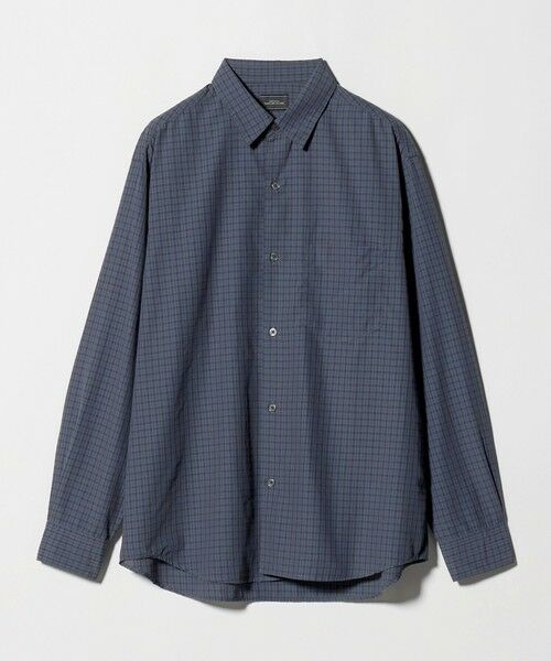 green label relaxing / グリーンレーベル リラクシング シャツ・ブラウス | ナイロン コットン チェック ジャストルーズ 長袖 シャツ | 詳細6