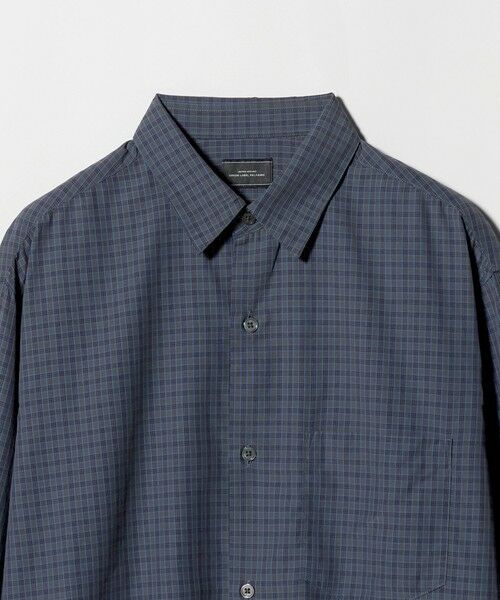 green label relaxing / グリーンレーベル リラクシング シャツ・ブラウス | ナイロン コットン チェック ジャストルーズ 長袖 シャツ | 詳細8
