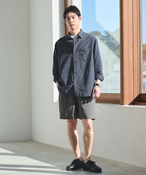 green label relaxing / グリーンレーベル リラクシング シャツ・ブラウス | ナイロン コットン チェック ジャストルーズ 長袖 シャツ | 詳細3