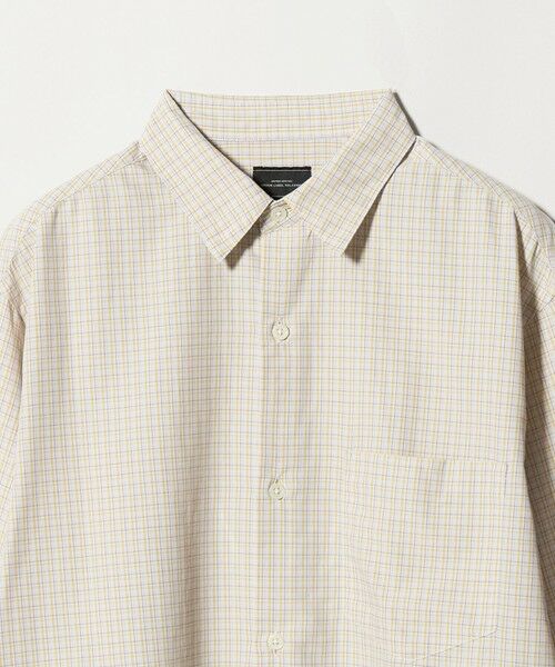 green label relaxing / グリーンレーベル リラクシング シャツ・ブラウス | ナイロン コットン チェック ジャストルーズ 長袖 シャツ | 詳細21