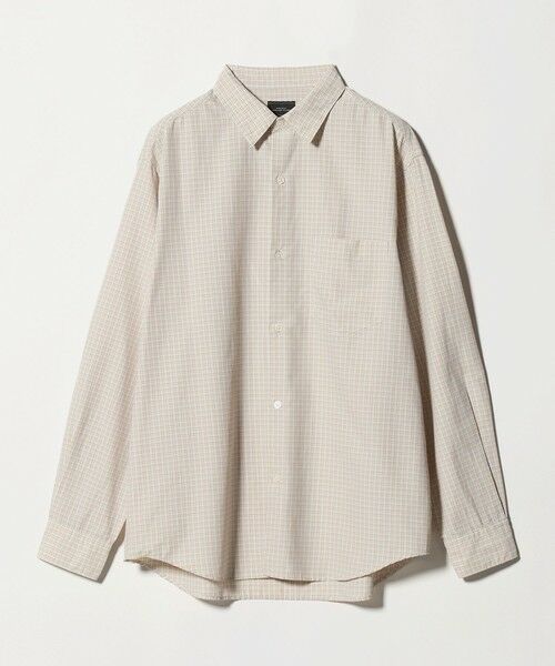 green label relaxing / グリーンレーベル リラクシング シャツ・ブラウス | ナイロン コットン チェック ジャストルーズ 長袖 シャツ | 詳細14