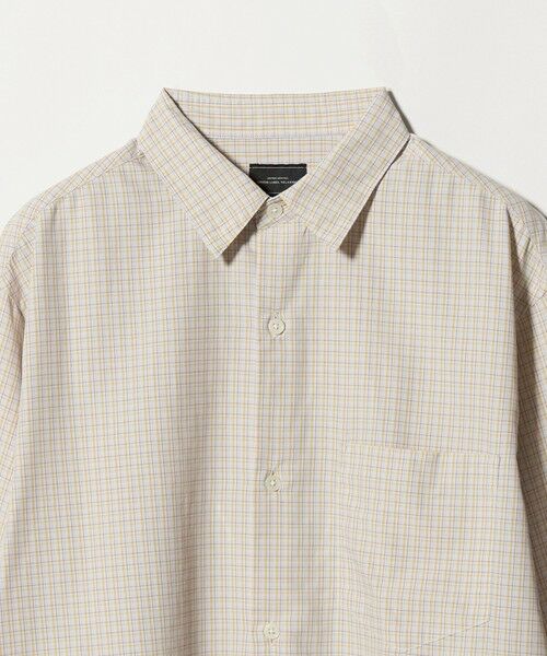 green label relaxing / グリーンレーベル リラクシング シャツ・ブラウス | ナイロン コットン チェック ジャストルーズ 長袖 シャツ | 詳細15