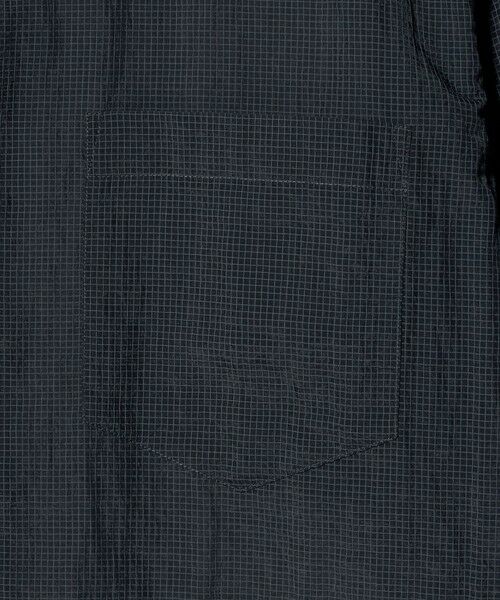 green label relaxing / グリーンレーベル リラクシング シャツ・ブラウス | ナイロン シアー リップストップ 長袖 ジャストルーズ シャツ | 詳細7