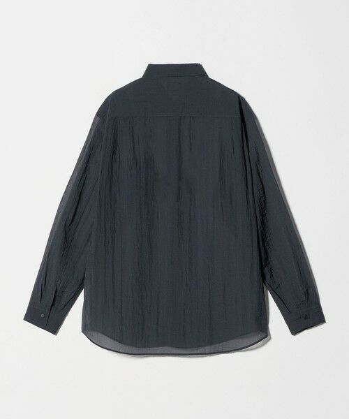 green label relaxing / グリーンレーベル リラクシング シャツ・ブラウス | ナイロン シアー リップストップ 長袖 ジャストルーズ シャツ | 詳細3