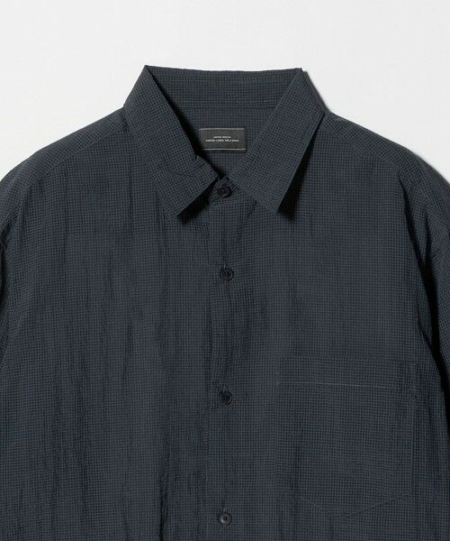 green label relaxing / グリーンレーベル リラクシング シャツ・ブラウス | ナイロン シアー リップストップ 長袖 ジャストルーズ シャツ | 詳細4