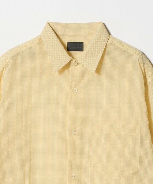 green label relaxing / グリーンレーベル リラクシング シャツ・ブラウス | ナイロン シアー リップストップ 長袖 ジャストルーズ シャツ | 詳細17