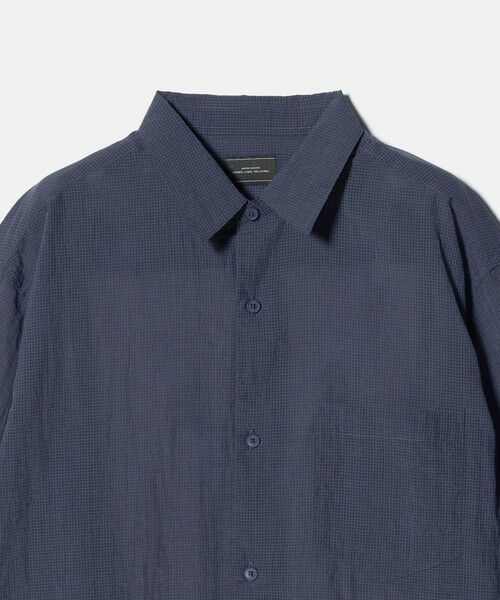 green label relaxing / グリーンレーベル リラクシング シャツ・ブラウス | ナイロン シアー リップストップ 長袖 ジャストルーズ シャツ | 詳細21