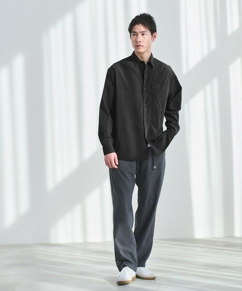 green label relaxing / グリーンレーベル リラクシング シャツ・ブラウス | WONDER CLOTH ボックス シルエット 長袖 シャツ -ストレッチ・接触冷感・吸水速乾- | 詳細1