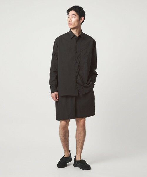 green label relaxing / グリーンレーベル リラクシング シャツ・ブラウス | WONDER CLOTH ボックス シルエット 長袖 シャツ -ストレッチ・接触冷感・吸水速乾- | 詳細3
