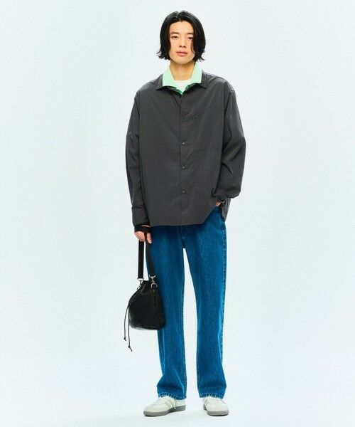 green label relaxing / グリーンレーベル リラクシング シャツ・ブラウス | WONDER CLOTH ボックス シルエット 長袖 シャツ -ストレッチ・接触冷感・吸水速乾- | 詳細10