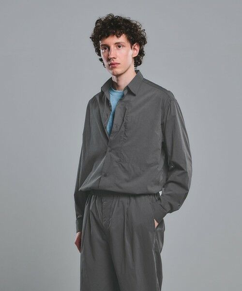 green label relaxing / グリーンレーベル リラクシング シャツ・ブラウス | WONDER CLOTH ボックス シルエット 長袖 シャツ -ストレッチ・接触冷感・吸水速乾- | 詳細5