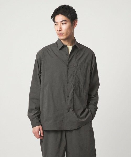 green label relaxing / グリーンレーベル リラクシング シャツ・ブラウス | WONDER CLOTH ボックス シルエット 長袖 シャツ -ストレッチ・接触冷感・吸水速乾- | 詳細8