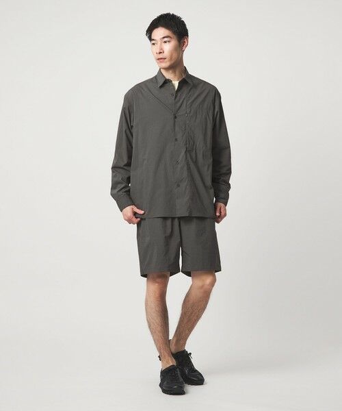 green label relaxing / グリーンレーベル リラクシング シャツ・ブラウス | WONDER CLOTH ボックス シルエット 長袖 シャツ -ストレッチ・接触冷感・吸水速乾- | 詳細9