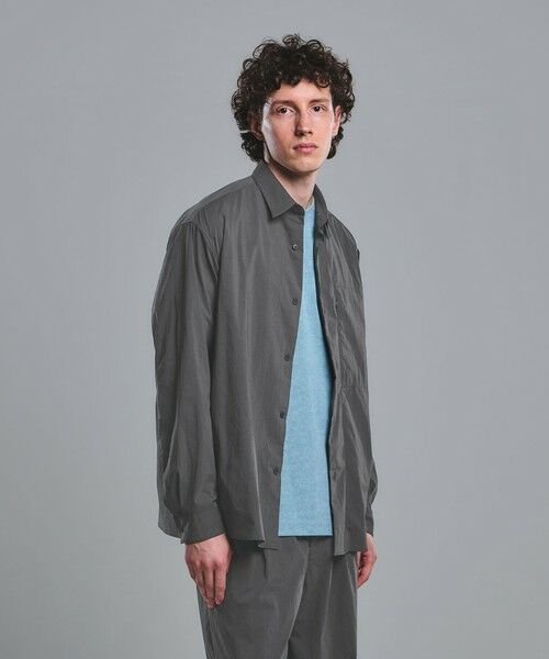 green label relaxing / グリーンレーベル リラクシング シャツ・ブラウス | WONDER CLOTH ボックス シルエット 長袖 シャツ -ストレッチ・接触冷感・吸水速乾- | 詳細12