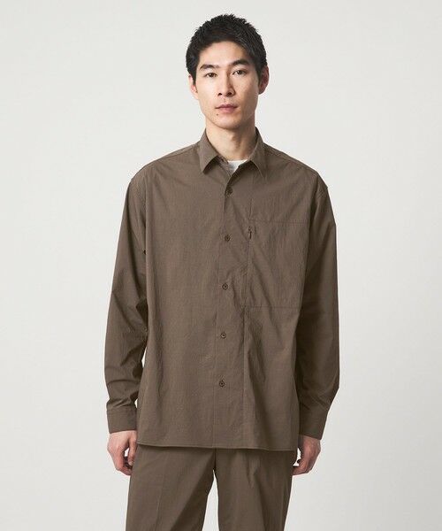 green label relaxing / グリーンレーベル リラクシング シャツ・ブラウス | WONDER CLOTH ボックス シルエット 長袖 シャツ -ストレッチ・接触冷感・吸水速乾- | 詳細12