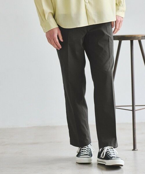 green label relaxing / グリーンレーベル リラクシング その他パンツ | ストレッチ サッカー イージー パンツ W3 -ストレッチ-（DK.GRAY）