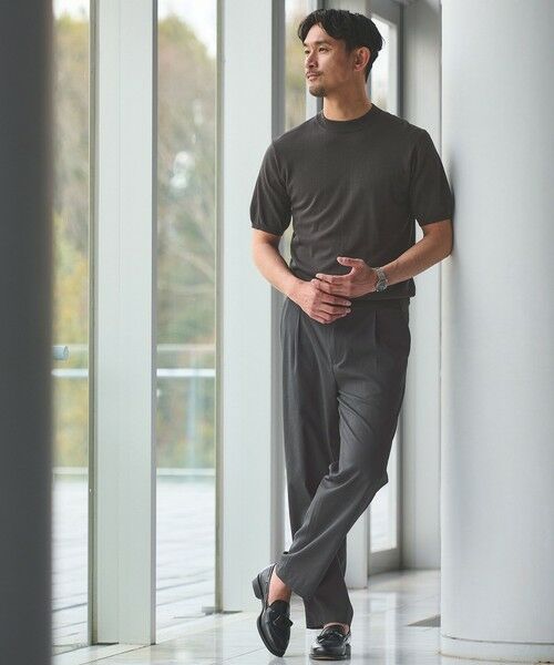 green label relaxing / グリーンレーベル リラクシング その他パンツ | 【WEB限定】JUST fit エアリーカルゼ 1P イージーパンツ-2WAYストレッチ・吸水速乾- | 詳細2