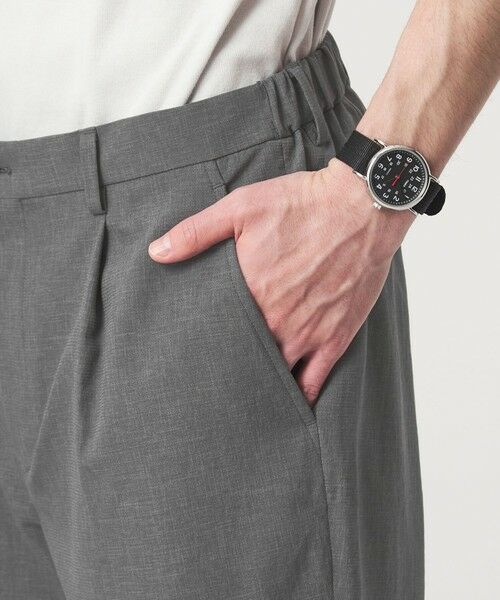 green label relaxing / グリーンレーベル リラクシング その他パンツ | Dot Air 1プリーツ ユーティリティー パンツ W2 -ストレッチ- | 詳細11