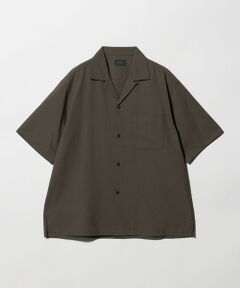 green label relaxing / グリーンレーベル リラクシング シャツ・ブラウス | TR 和紙 オープンカラー 半袖 シャツ