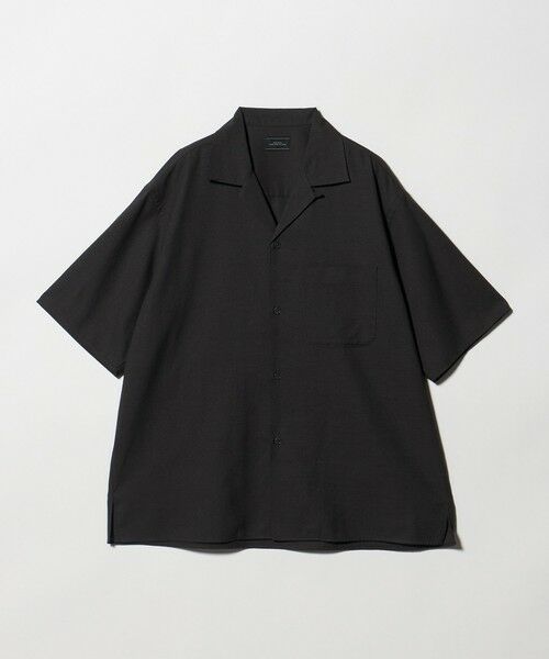 green label relaxing / グリーンレーベル リラクシング シャツ・ブラウス | TR 和紙 オープンカラー 半袖 シャツ | 詳細2