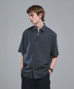 green label relaxing / グリーンレーベル リラクシング シャツ・ブラウス | ウォッシャブルトロ パターン ジャスト ルーズ 半袖 シャツ -ウォッシャブル・ストレッチ-