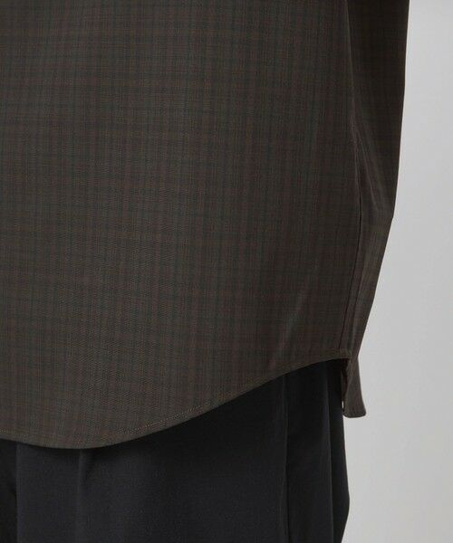 green label relaxing / グリーンレーベル リラクシング シャツ・ブラウス | ウォッシャブルトロ パターン ジャスト ルーズ 半袖 シャツ -ウォッシャブル・ストレッチ- | 詳細13