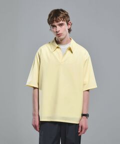 green label relaxing / グリーンレーベル リラクシング シャツ・ブラウス | ウォッシャブルトロ スキッパー 半袖 シャツ プルオーバー -ウォッシャブル・ストレッチ-