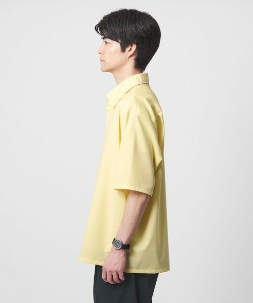 green label relaxing / グリーンレーベル リラクシング シャツ・ブラウス | ウォッシャブルトロ スキッパー 半袖 シャツ プルオーバー -ウォッシャブル・ストレッチ- | 詳細17