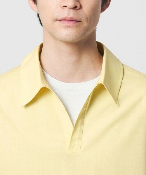 green label relaxing / グリーンレーベル リラクシング シャツ・ブラウス | ウォッシャブルトロ スキッパー 半袖 シャツ プルオーバー -ウォッシャブル・ストレッチ- | 詳細19