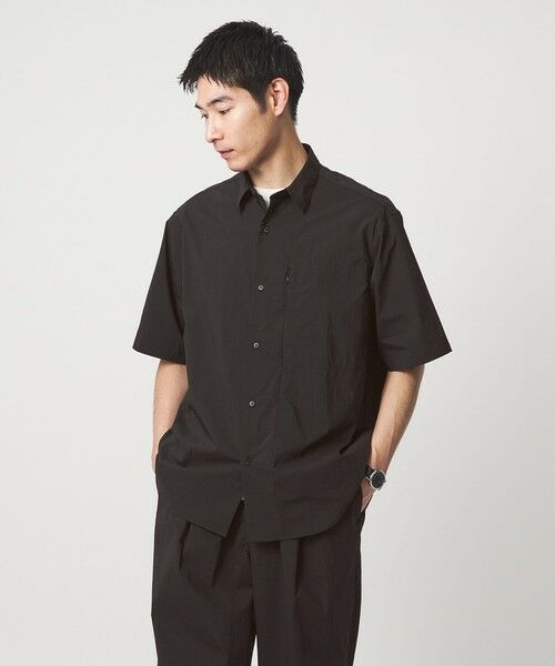 green label relaxing / グリーンレーベル リラクシング シャツ・ブラウス | WONDER CLOTH ジャストルーズ レギュラーカラー 半袖 シャツ -ストレッチ・接触冷感・吸水速乾- | 詳細1