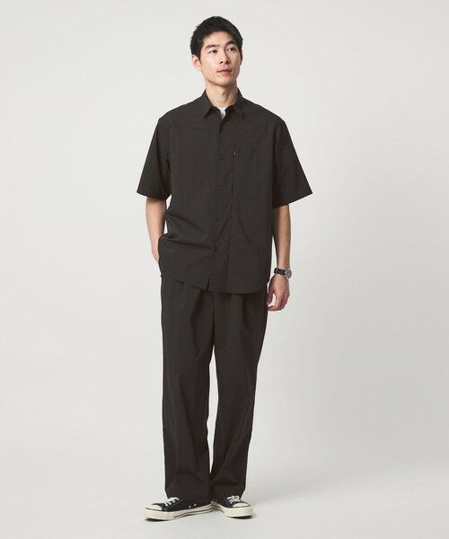 green label relaxing / グリーンレーベル リラクシング シャツ・ブラウス | WONDER CLOTH ジャストルーズ レギュラーカラー 半袖 シャツ -ストレッチ・接触冷感・吸水速乾- | 詳細2