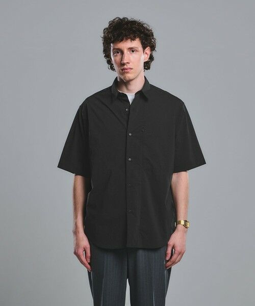 green label relaxing / グリーンレーベル リラクシング シャツ・ブラウス | WONDER CLOTH ジャストルーズ レギュラーカラー 半袖 シャツ -ストレッチ・接触冷感・吸水速乾- | 詳細2