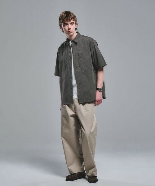 green label relaxing / グリーンレーベル リラクシング シャツ・ブラウス | WONDER CLOTH ジャストルーズ レギュラーカラー 半袖 シャツ -ストレッチ・接触冷感・吸水速乾- | 詳細10
