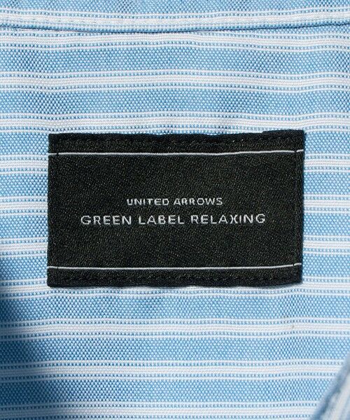 green label relaxing / グリーンレーベル リラクシング シャツ・ブラウス | W/R オックスフォード ストライプ バンドカラー 半袖 シャツ | 詳細19