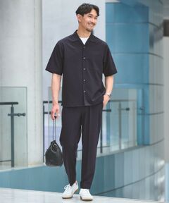 green label relaxing / グリーンレーベル リラクシング シャツ・ブラウス | 【WEB限定】JUST fit トロピカル セットアップ シャツ＆スラックス -2WAYストレッチ-