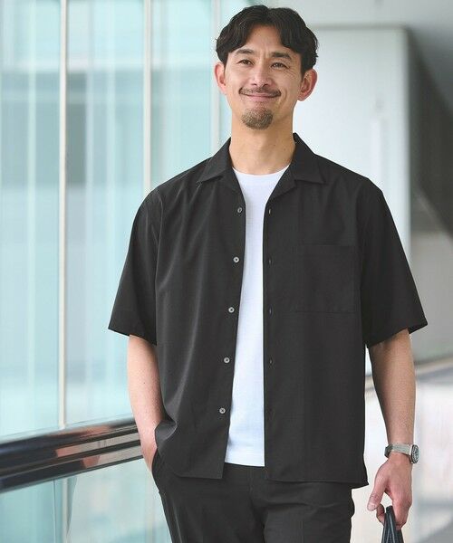green label relaxing / グリーンレーベル リラクシング シャツ・ブラウス | 【WEB限定】JUST fit トロピカル セットアップ シャツ＆スラックス -2WAYストレッチ- | 詳細1