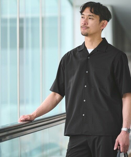 green label relaxing / グリーンレーベル リラクシング シャツ・ブラウス | 【WEB限定】JUST fit トロピカル セットアップ シャツ＆スラックス -2WAYストレッチ- | 詳細2