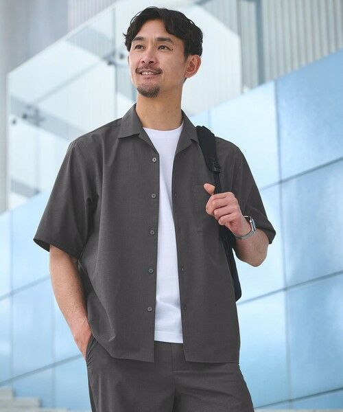 green label relaxing / グリーンレーベル リラクシング シャツ・ブラウス | 【WEB限定】JUST fit トロピカル セットアップ シャツ＆スラックス -2WAYストレッチ- | 詳細7