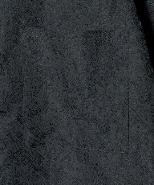 green label relaxing / グリーンレーベル リラクシング シャツ・ブラウス | リネンライク ジャガード オープンカラー 半袖 シャツ | 詳細17