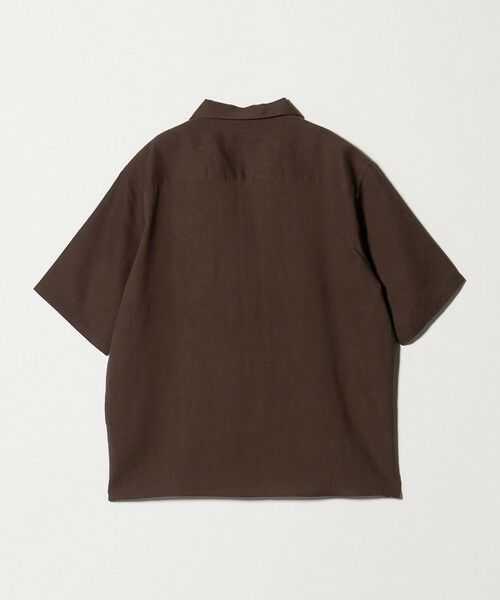 green label relaxing / グリーンレーベル リラクシング シャツ・ブラウス | リネン ポプリン オープンカラー 半袖 シャツ | 詳細11