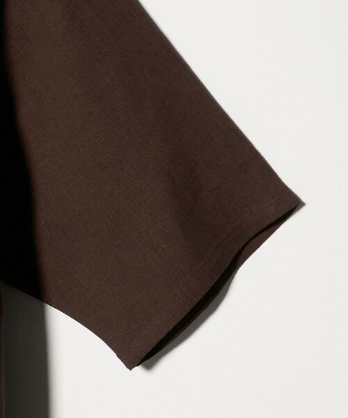 green label relaxing / グリーンレーベル リラクシング シャツ・ブラウス | リネン ポプリン オープンカラー 半袖 シャツ | 詳細13