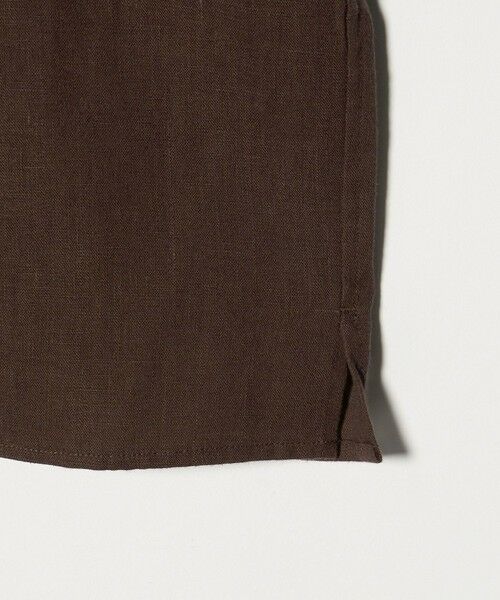 green label relaxing / グリーンレーベル リラクシング シャツ・ブラウス | リネン ポプリン オープンカラー 半袖 シャツ | 詳細14