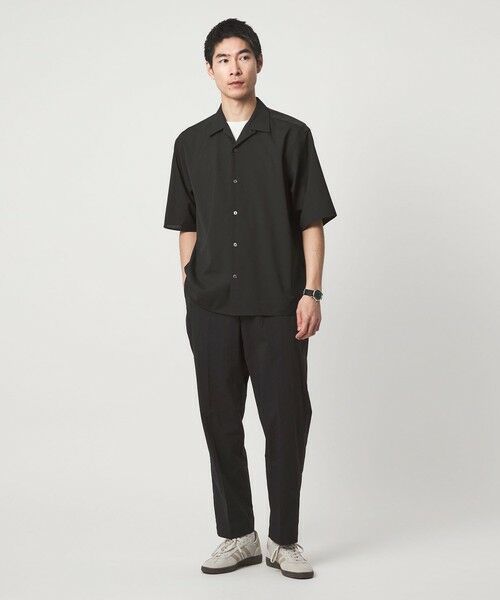 green label relaxing / グリーンレーベル リラクシング シャツ・ブラウス | ウォッシャブルトロ オープンカラー シャツ -ストレッチ- | 詳細2