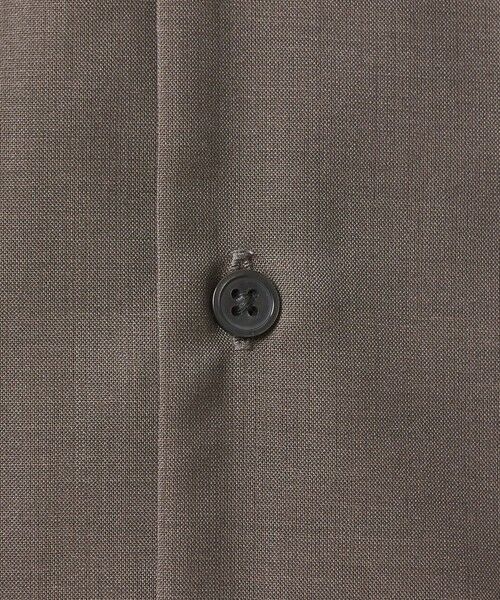 green label relaxing / グリーンレーベル リラクシング シャツ・ブラウス | ウォッシャブルトロ オープンカラー シャツ -ストレッチ- | 詳細8