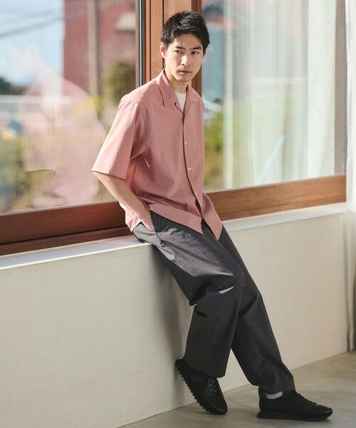 green label relaxing / グリーンレーベル リラクシング シャツ・ブラウス | ウォッシャブルトロ オープンカラー シャツ -ストレッチ- | 詳細9