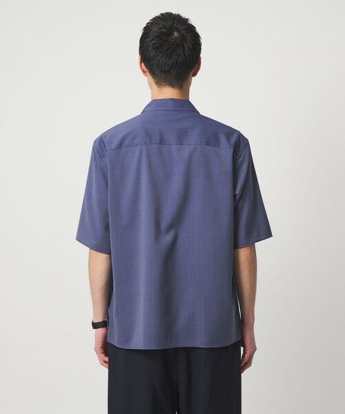 green label relaxing / グリーンレーベル リラクシング シャツ・ブラウス | ウォッシャブルトロ オープンカラー シャツ -ストレッチ- | 詳細25