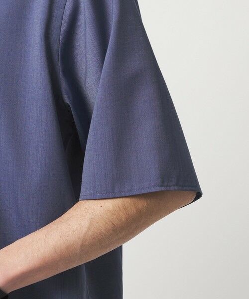 green label relaxing / グリーンレーベル リラクシング シャツ・ブラウス | ウォッシャブルトロ オープンカラー シャツ -ストレッチ- | 詳細27