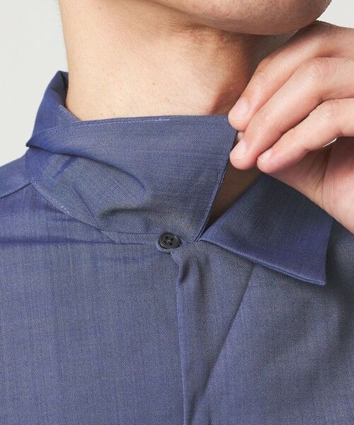 green label relaxing / グリーンレーベル リラクシング シャツ・ブラウス | ウォッシャブルトロ オープンカラー シャツ -ストレッチ- | 詳細30