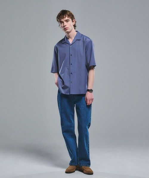 green label relaxing / グリーンレーベル リラクシング シャツ・ブラウス | ウォッシャブルトロ オープンカラー シャツ -ストレッチ- | 詳細20