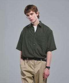 green label relaxing / グリーンレーベル リラクシング シャツ・ブラウス | ワッシャー ポプリン ボックスシルエット 半袖 シャツ